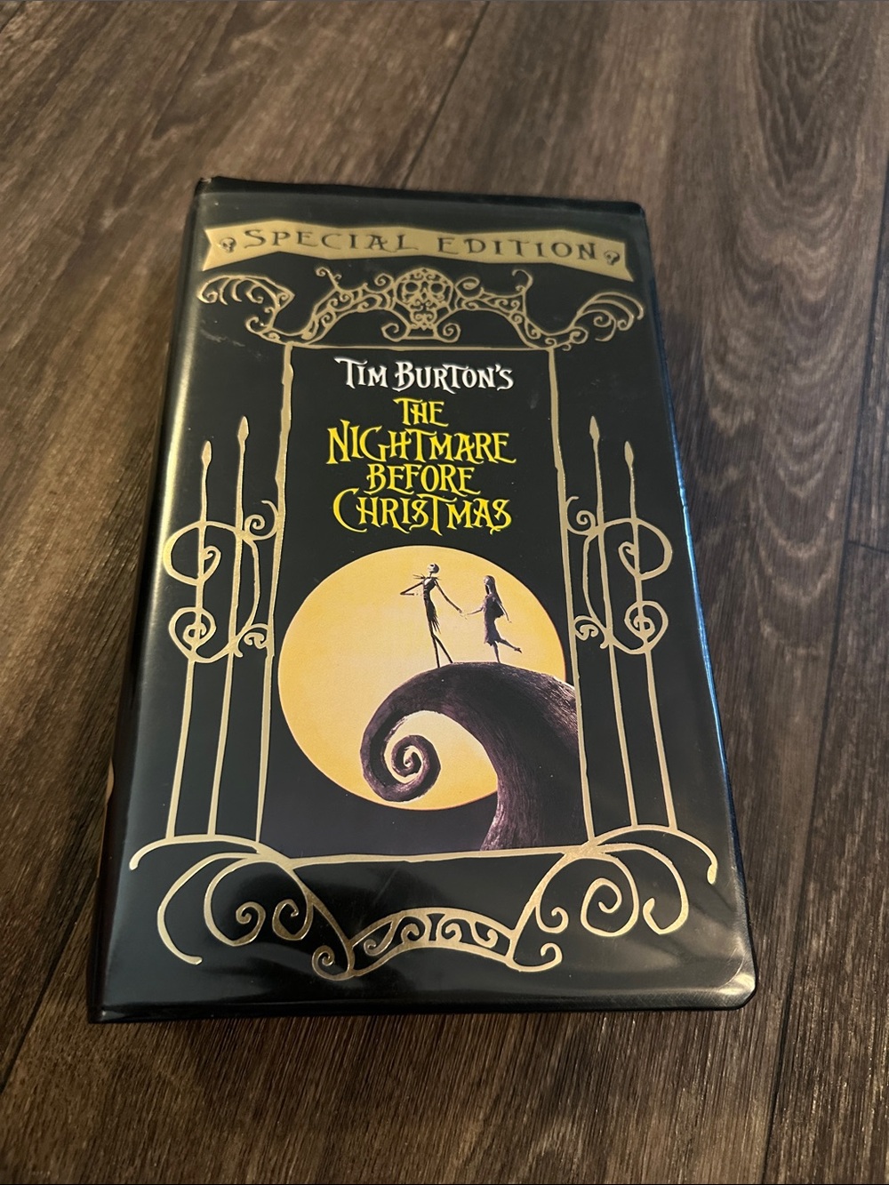 Tim Burton's The Nightmare Before Christmas Special Edition VHS Black & Gold